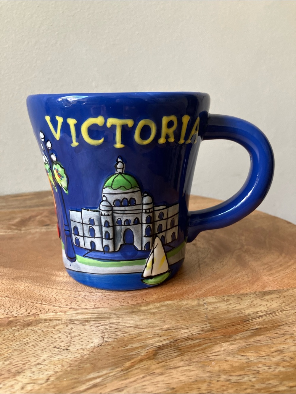 Victoria Canada Ceramic 3D Textured Collectible Mug